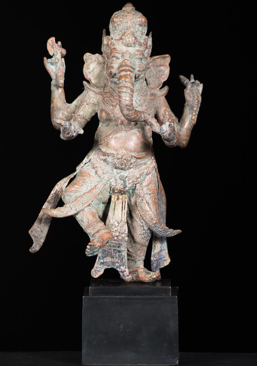 SOLD Brass Bali  Ganesha Statue  15 5 69bb29 Hindu Gods 